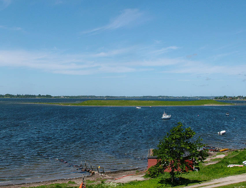 Panorama - Roskilde Fjord ved klinten i Jyllinge